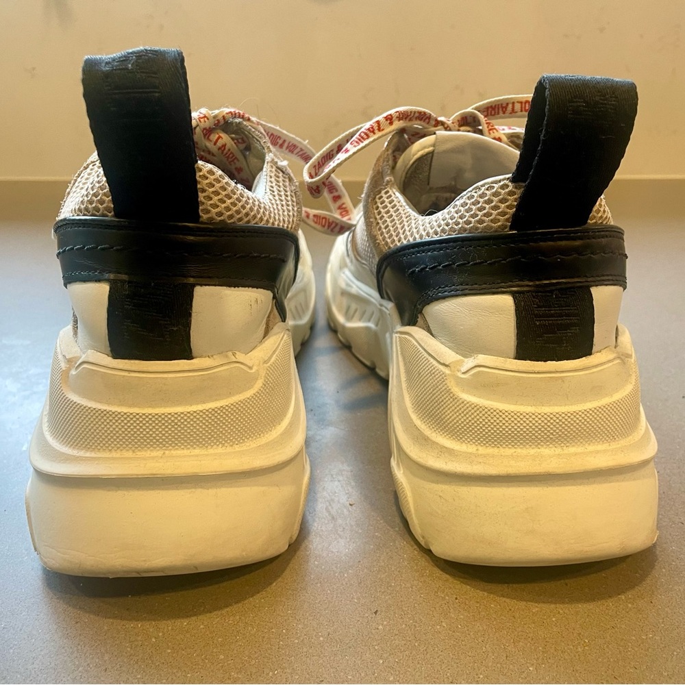 Zadig & Voltaire Future platform sneaker (Euro size 39/ US 8 - 8.5) - Picture 2 of 3
